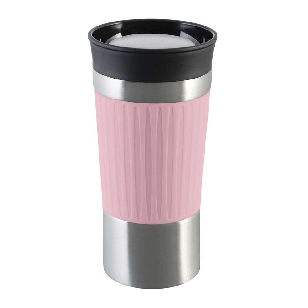 Thermobecher RETUMBLER-myKINGSTON - schwarz, silber, hellmagenta, rose