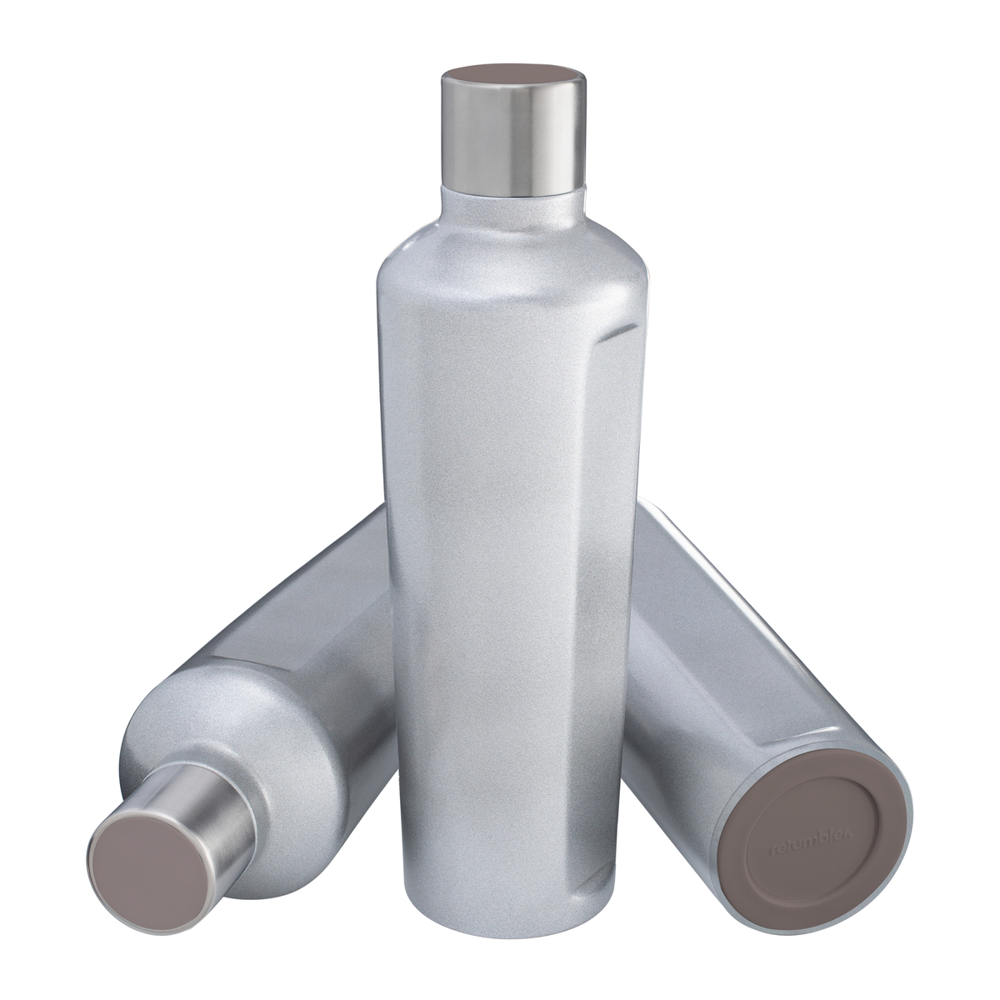 Thermotrinkflasche RETUMBLER-mySTEELONE - braun, silber