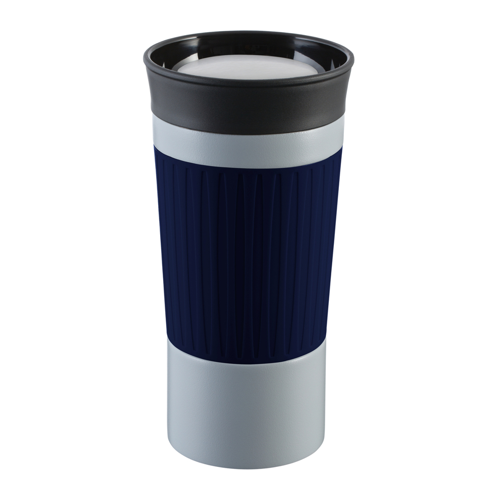 Thermobecher RETUMBLER-myKINGSTON - dunkelblau, grau