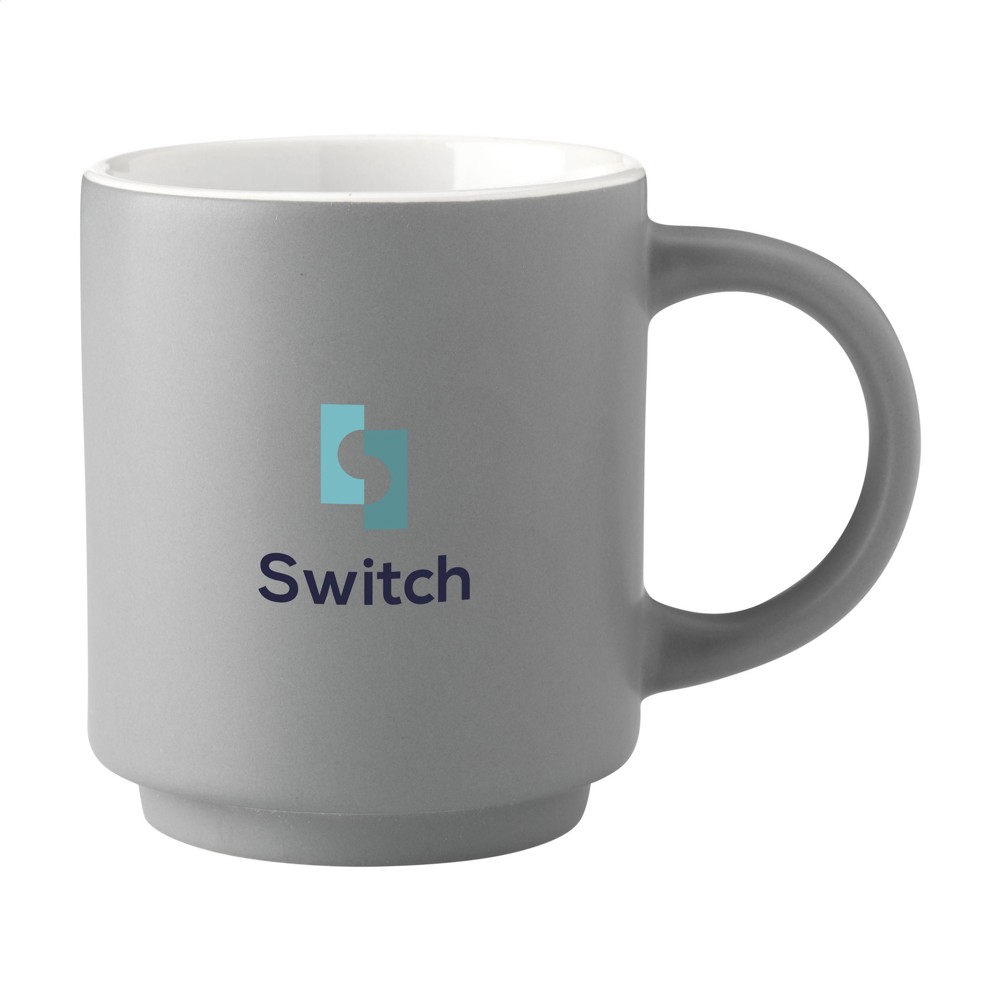Stack Mug 180 ml Tasse - grau (± PMS 424C)