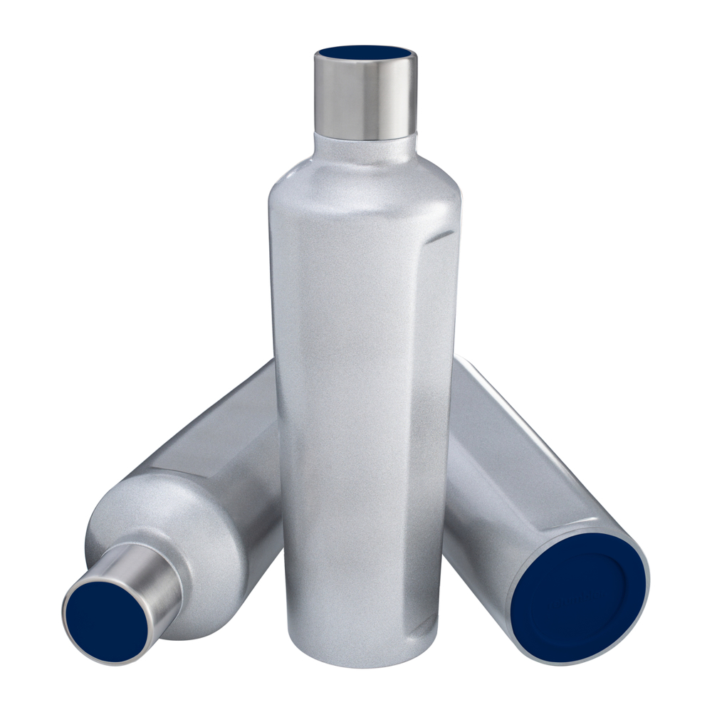 Thermotrinkflasche RETUMBLER-mySTEELONE - dunkelblau, silber