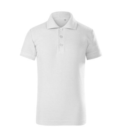 Polohemd Kinder Pique Polo Free weiss