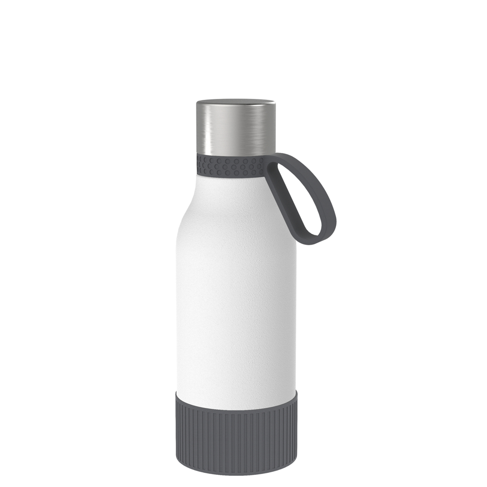 Thermotrinkflasche RETUMBLER-myNIZZA II 420 CERAMIC - dunkelgrau, schwarz, silber, weiß