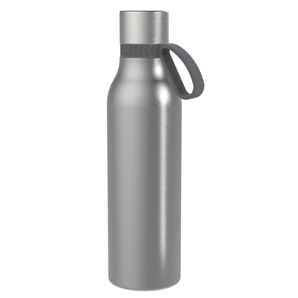 Thermotrinkflasche RETUMBLER-myNIZZA II 600 CERAMIC - dunkelgrau, schwarz, silber