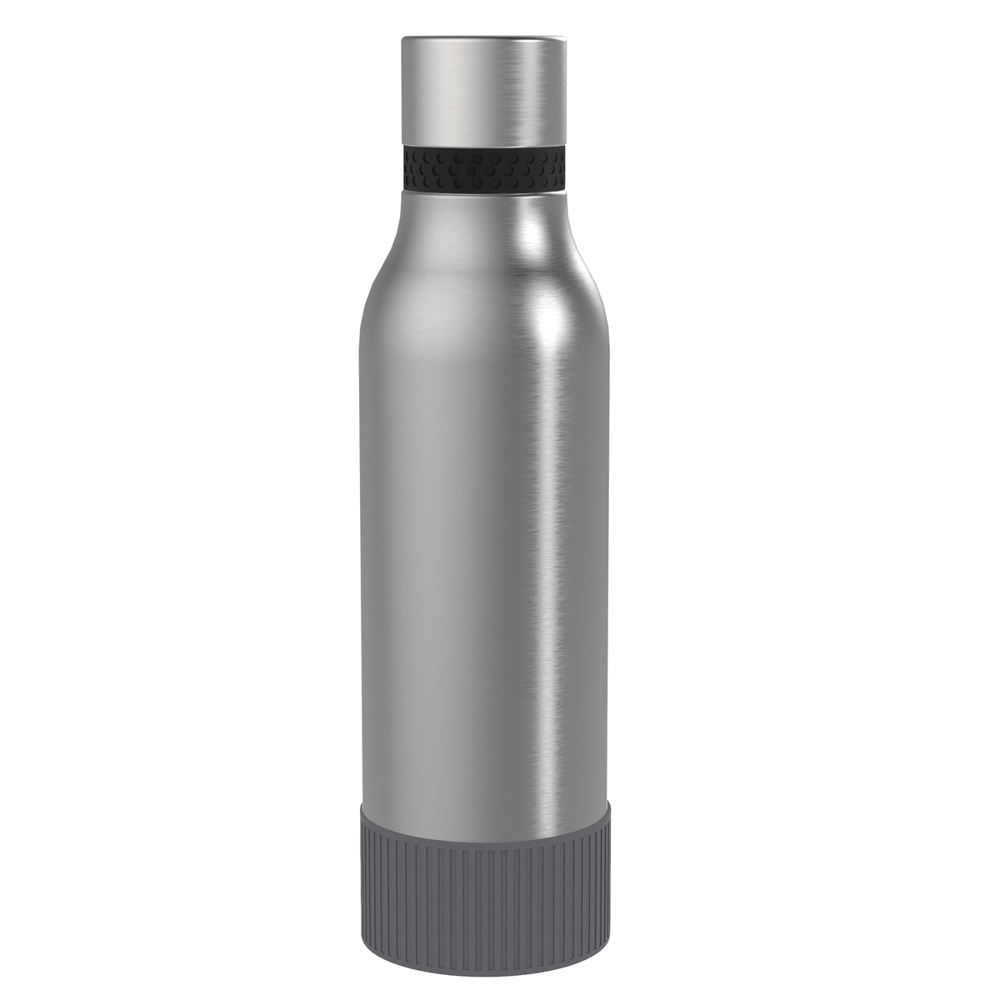Thermotrinkflasche RETUMBLER-myNIZZA II 600 CERAMIC - dunkelgrau, schwarz, silber