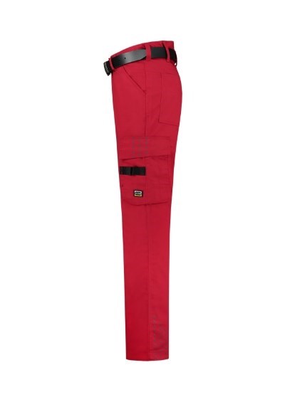 Arbeitshose Damen Work Pants Twill Women rot