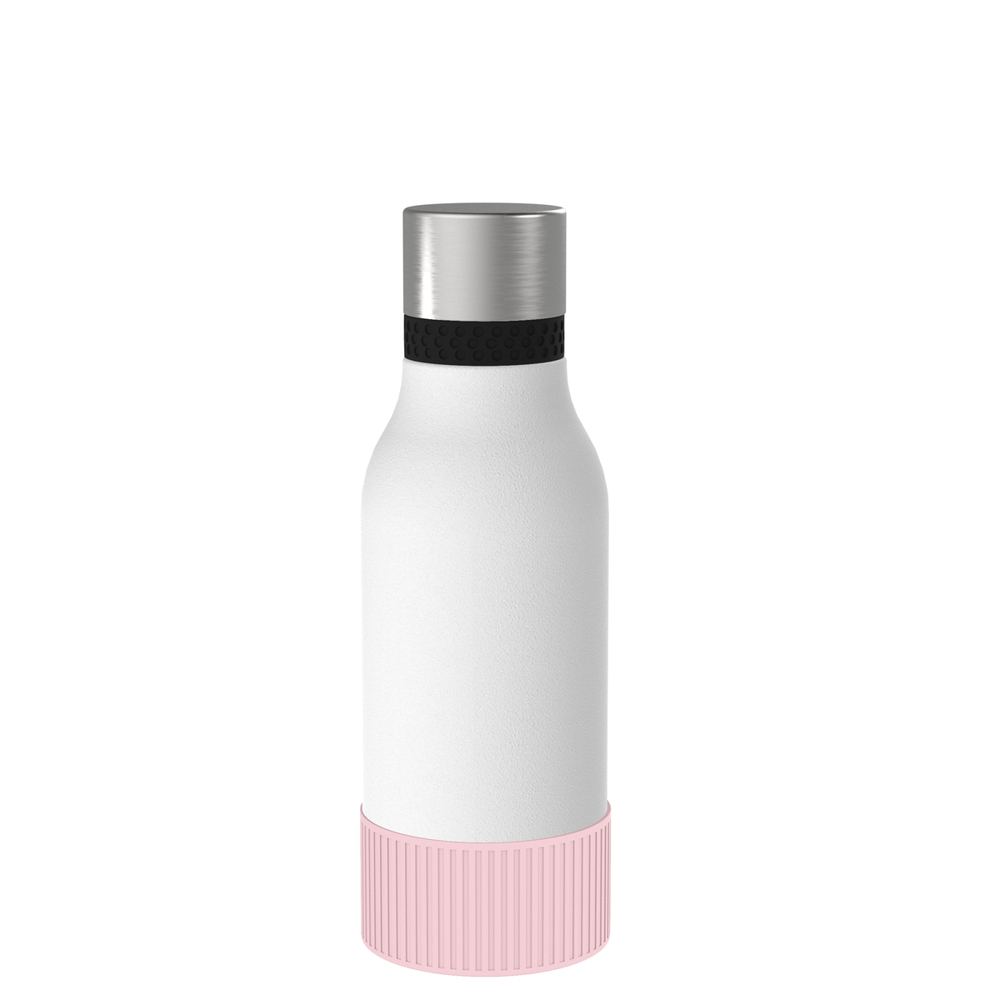 Thermotrinkflasche RETUMBLER-myNIZZA II 420 CERAMIC - hellmagenta, rose, schwarz, silber, weiß