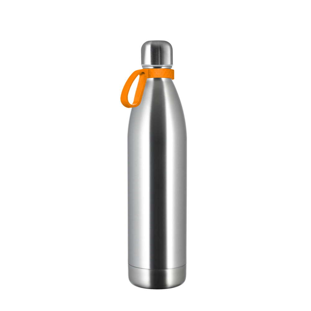 Thermotrinkflasche RETUMBLER-NIZZA XL - silber, orange