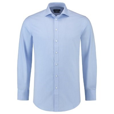 Hemd Herren Fitted Stretch Shirt blue