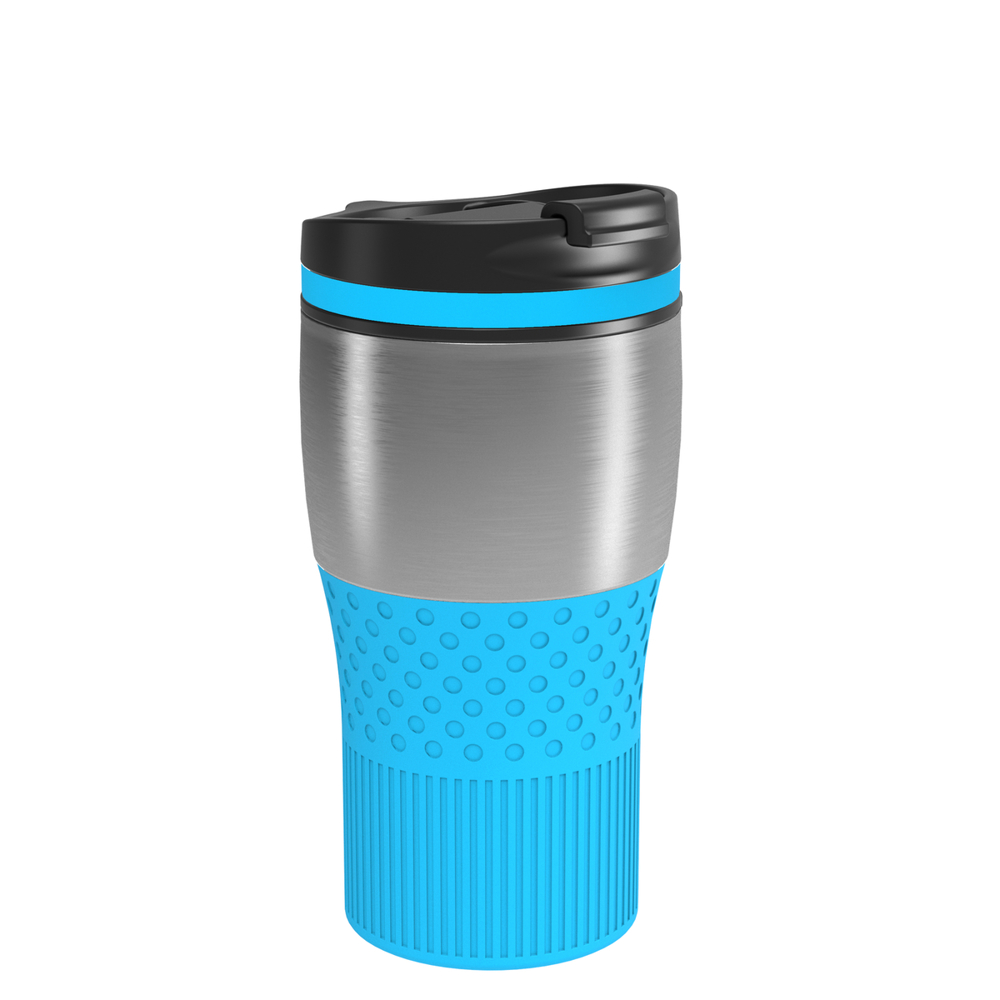 Thermobecher RETUMBLER-BAYAMO MEZZO CORPORATE - silber, cyan