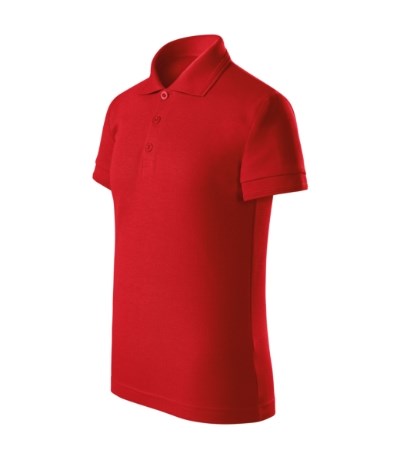 F22 Pique Polo Free Kids - rot