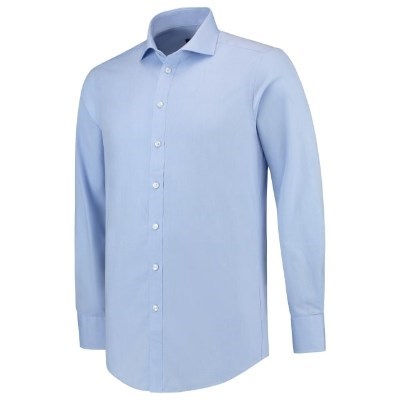 T23 Fitted Stretch Shirt Für Ihn - blue