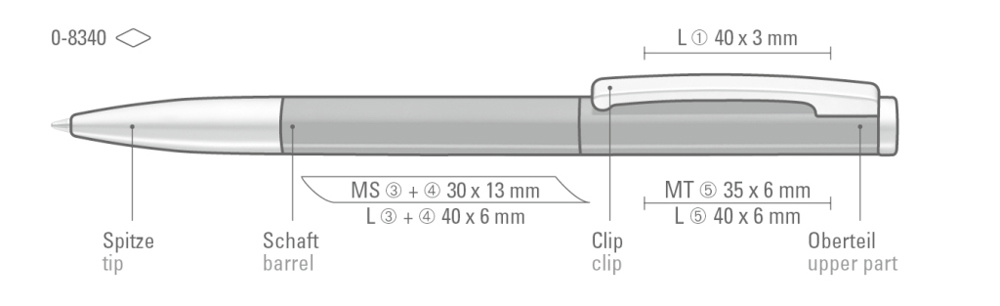SLIDE, silber