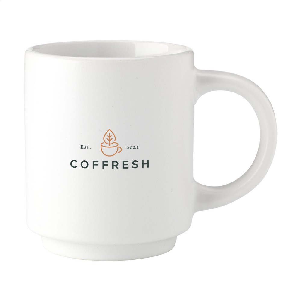Stack Mug 180 ml Tasse - weiß (± PMS White)