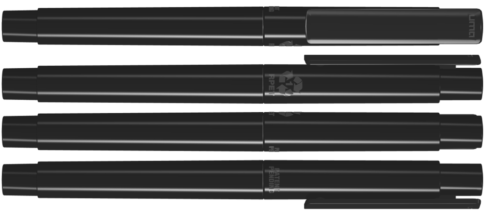 RECYCLED PET PEN PRO FL, schwarz