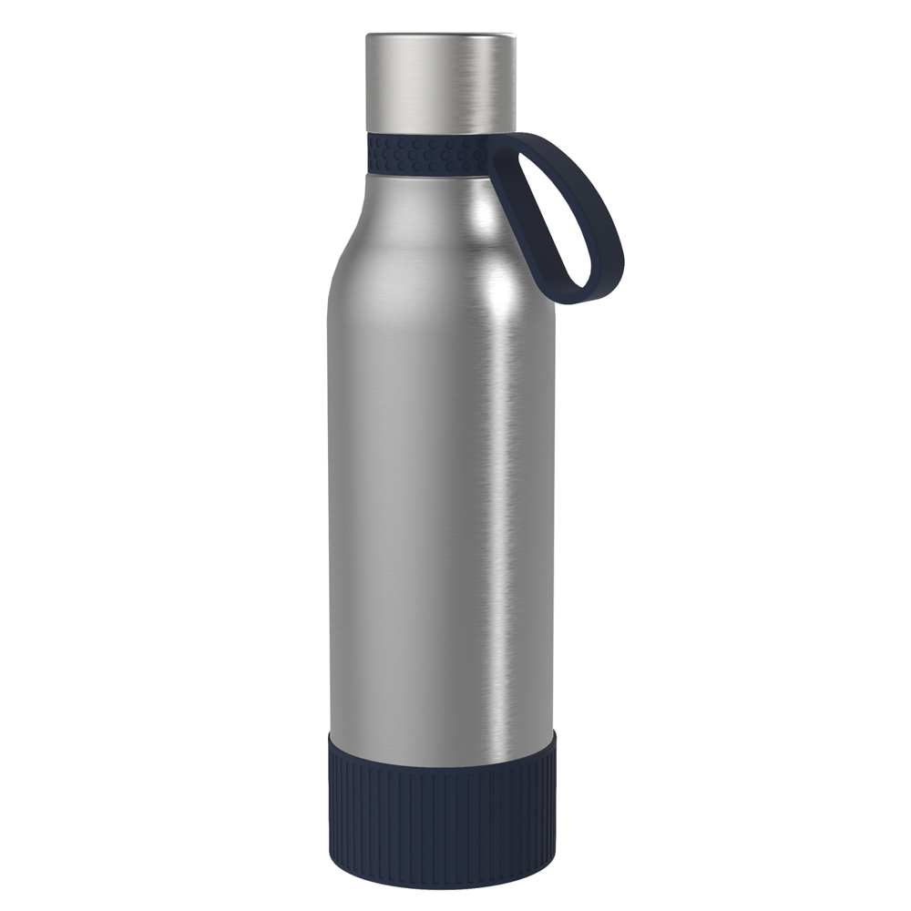 Thermotrinkflasche RETUMBLER-myNIZZA II 600 CERAMIC - schwarz, silber, marineblau