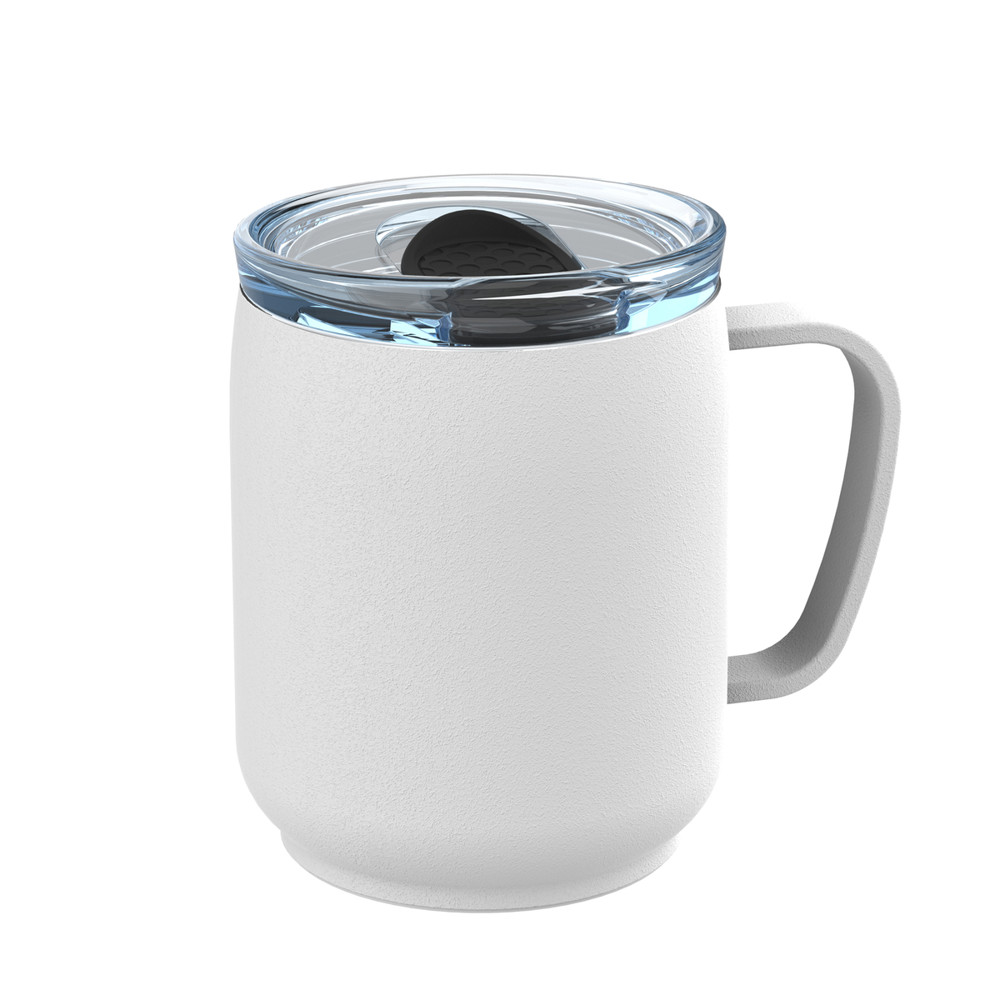 Thermobecher RETUMBLER-myNIZZA CERAMIC - schwarz, weiß, transparent