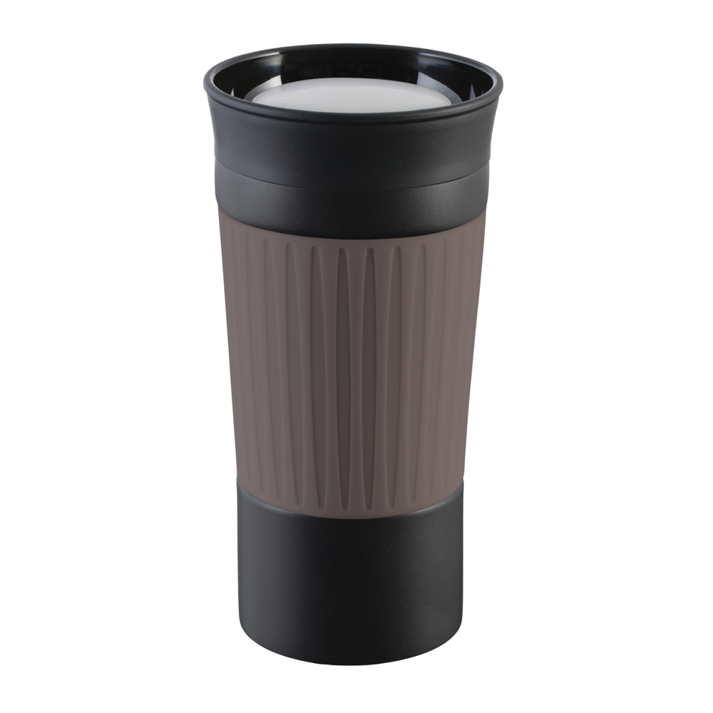 Thermobecher RETUMBLER-myKINGSTON - schwarz, braun