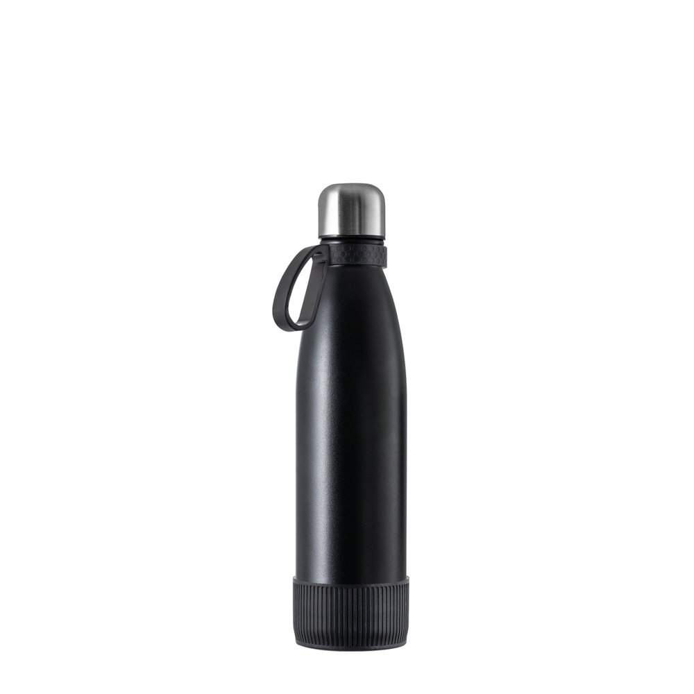 Thermotrinkflasche RETUMBLER-NIZZA - schwarz, silber