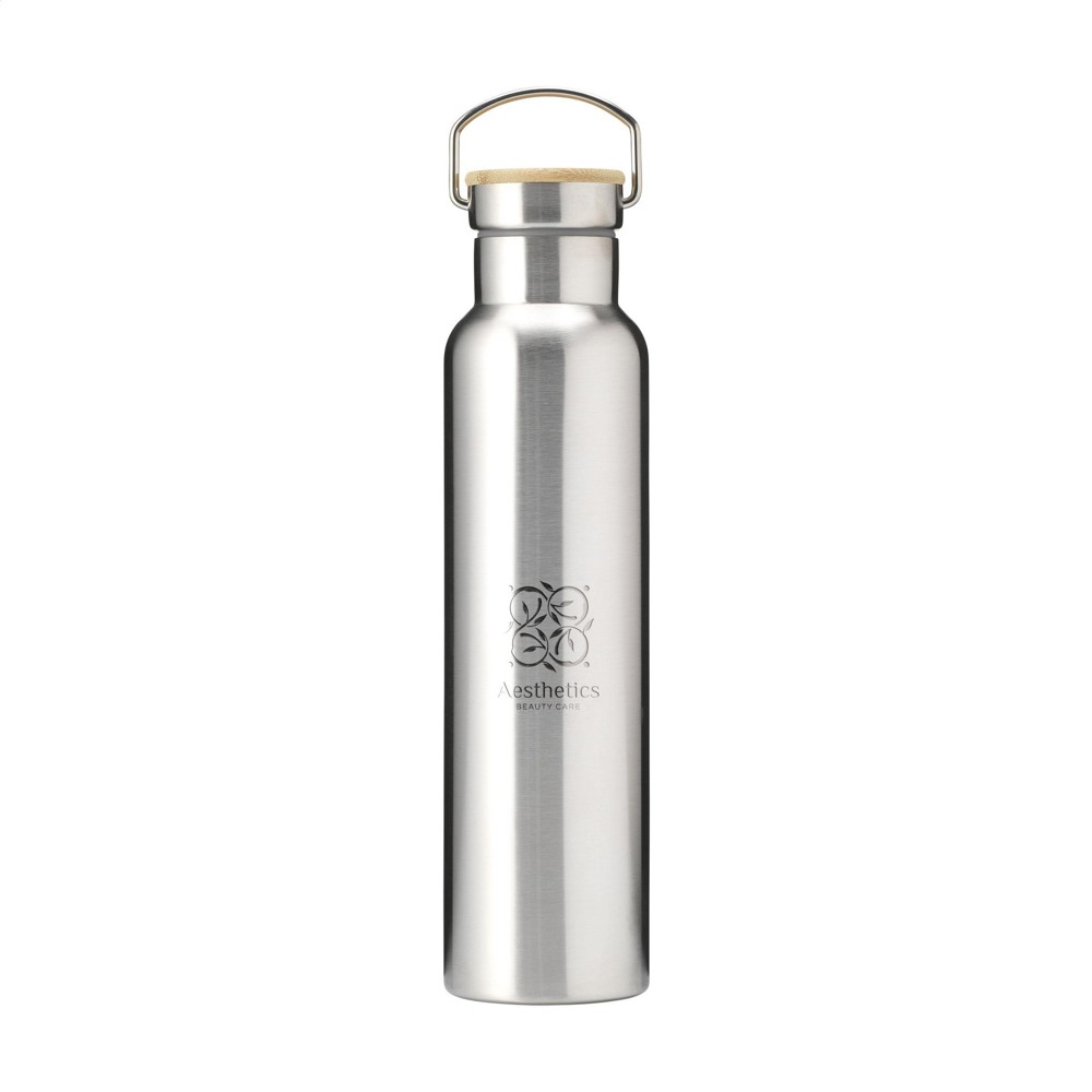 Nordvik RCS Recycled Steel 750 ml Trinkflasche - silber