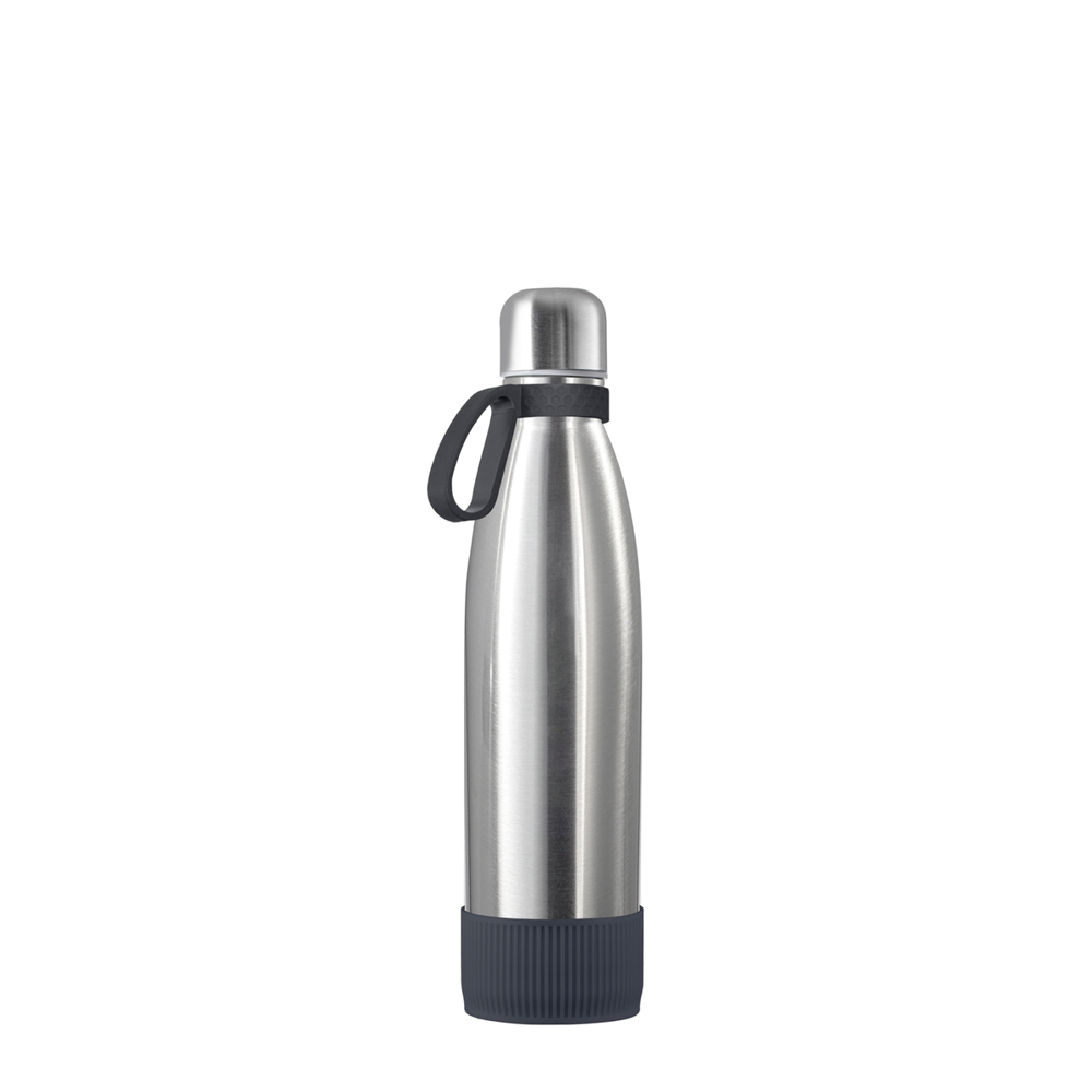 Thermotrinkflasche RETUMBLER-NIZZA - silber, dunkelgrau