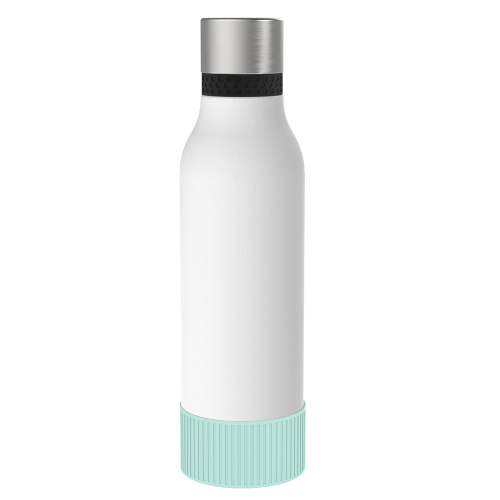 Thermotrinkflasche RETUMBLER-myNIZZA II 600 CERAMIC - hellblau, schwarz, silber, weiß
