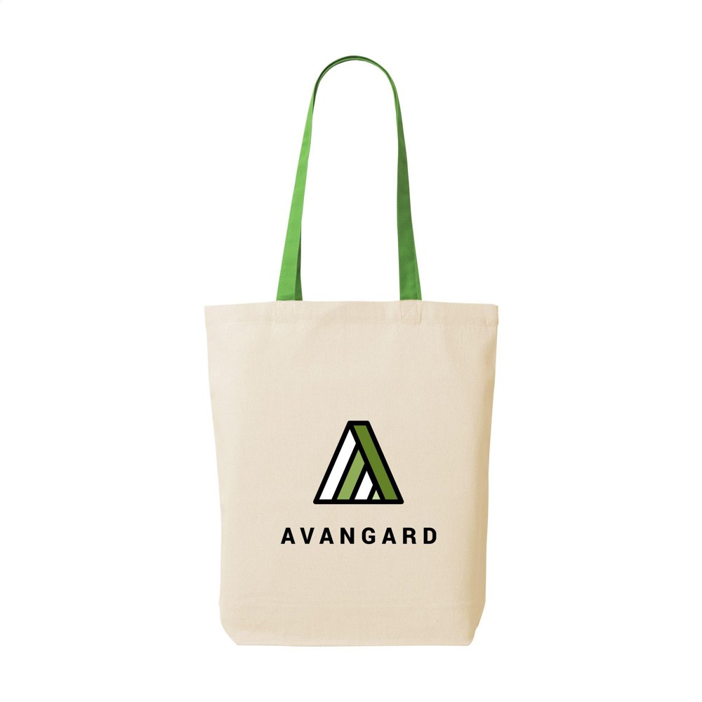 Canvas Shoppy Colour (220 g/m²) Tasche - limettengrün (± PMS 361)