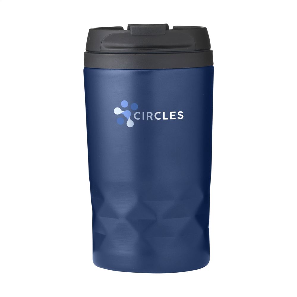 Graphic Mini Mug RCS Recycled Steel 250 ml Thermobecher - blau