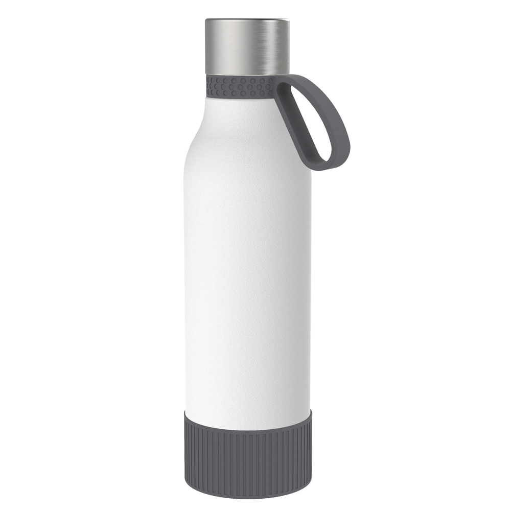 Thermotrinkflasche RETUMBLER-myNIZZA II 600 CERAMIC - dunkelgrau, schwarz, silber, weiß