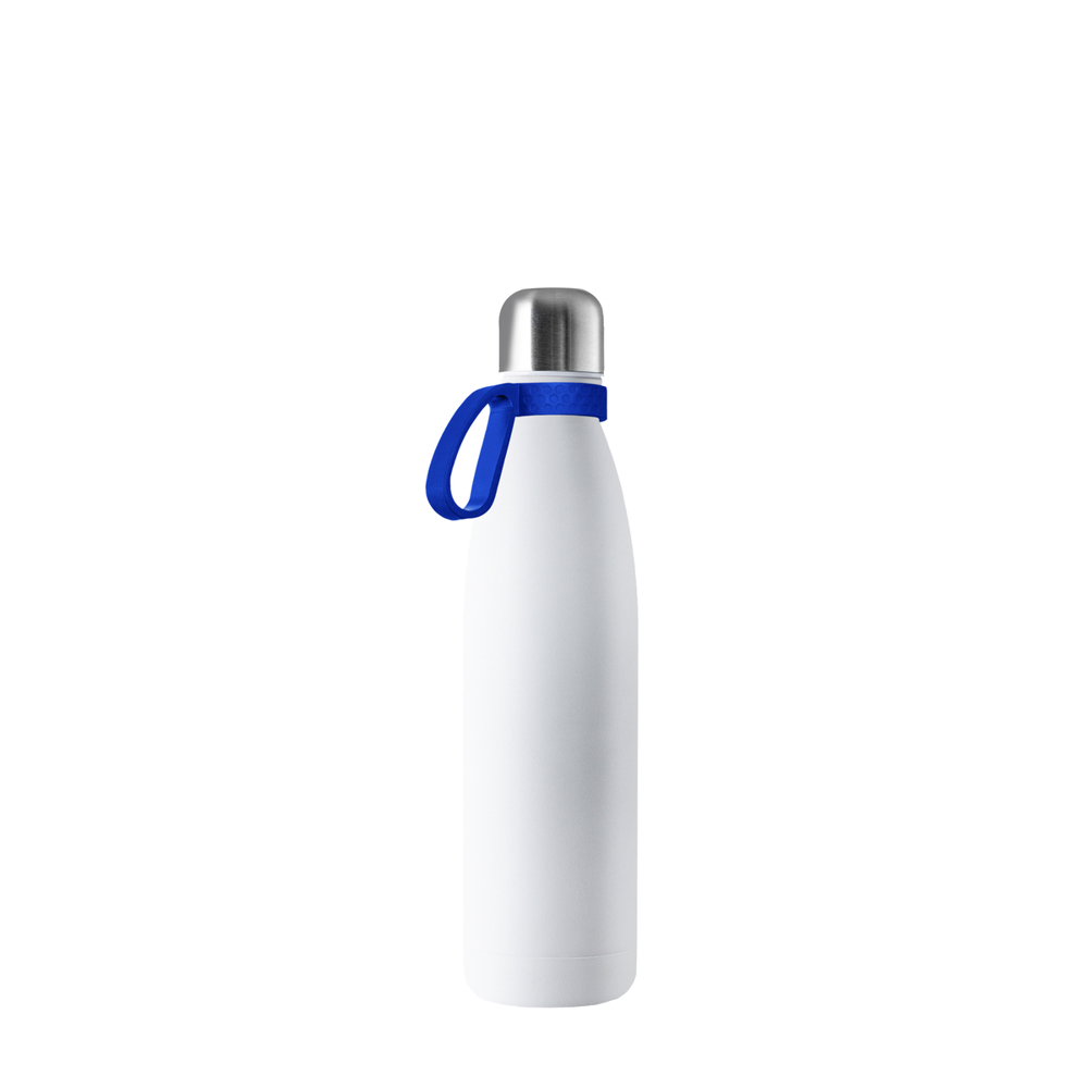 Thermotrinkflasche RETUMBLER-NIZZA - silber, weiß, blau