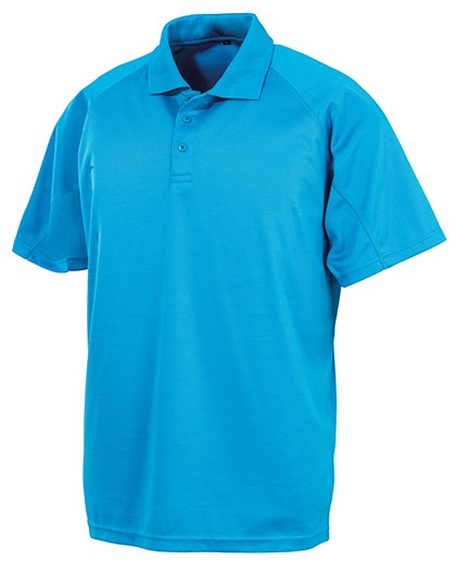 Spiro - Performance Aircool Polo - Ocean Blue