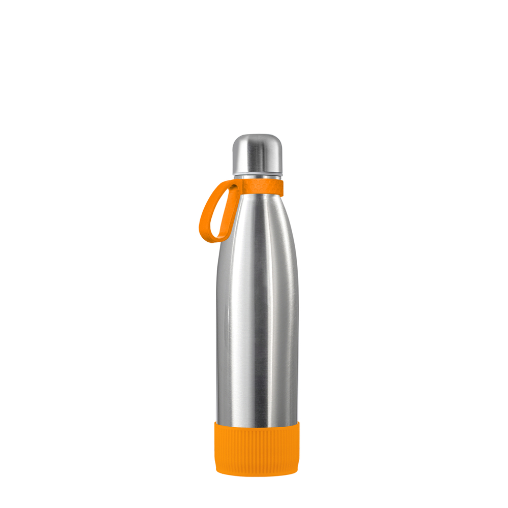 Thermotrinkflasche RETUMBLER-NIZZA - silber, orange
