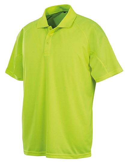 Spiro - Performance Aircool Polo - Fluorescent Yellow