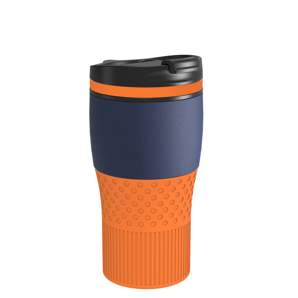 Thermobecher RETUMBLER-BAYAMO MEZZO CORPORATE - orange, marineblau