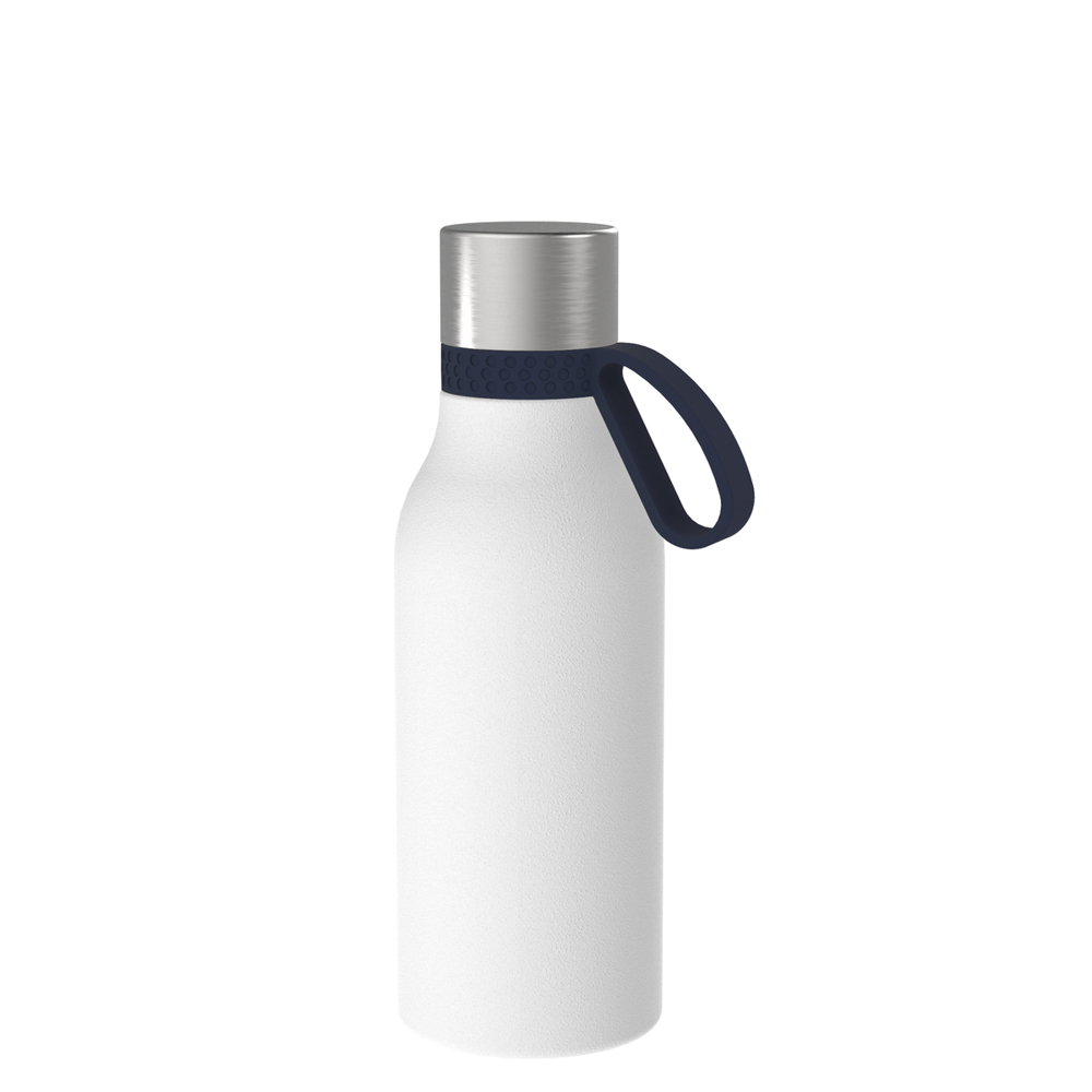 Thermotrinkflasche RETUMBLER-myNIZZA II 420 CERAMIC - schwarz, silber, weiß, marineblau