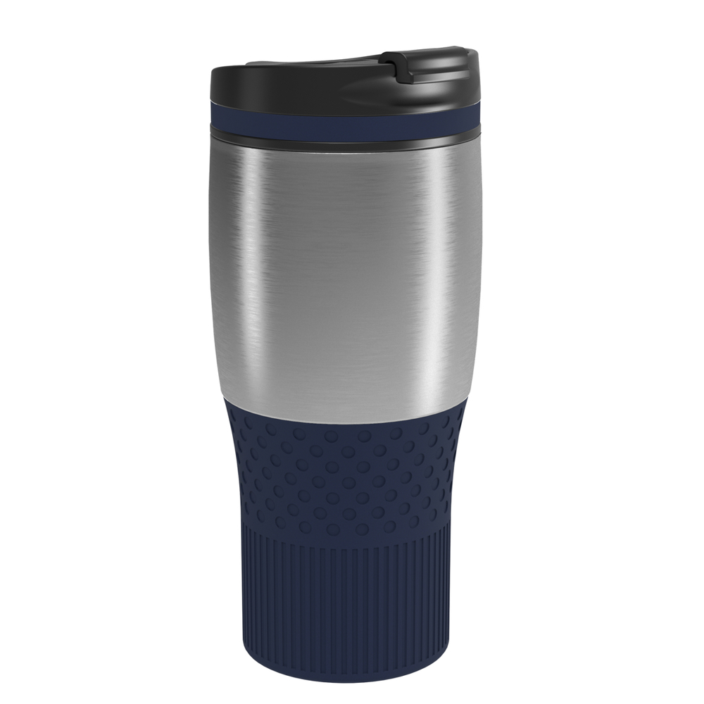 Thermobecher RETUMBLER-myBAYAMO GRANDE II - silber, marineblau