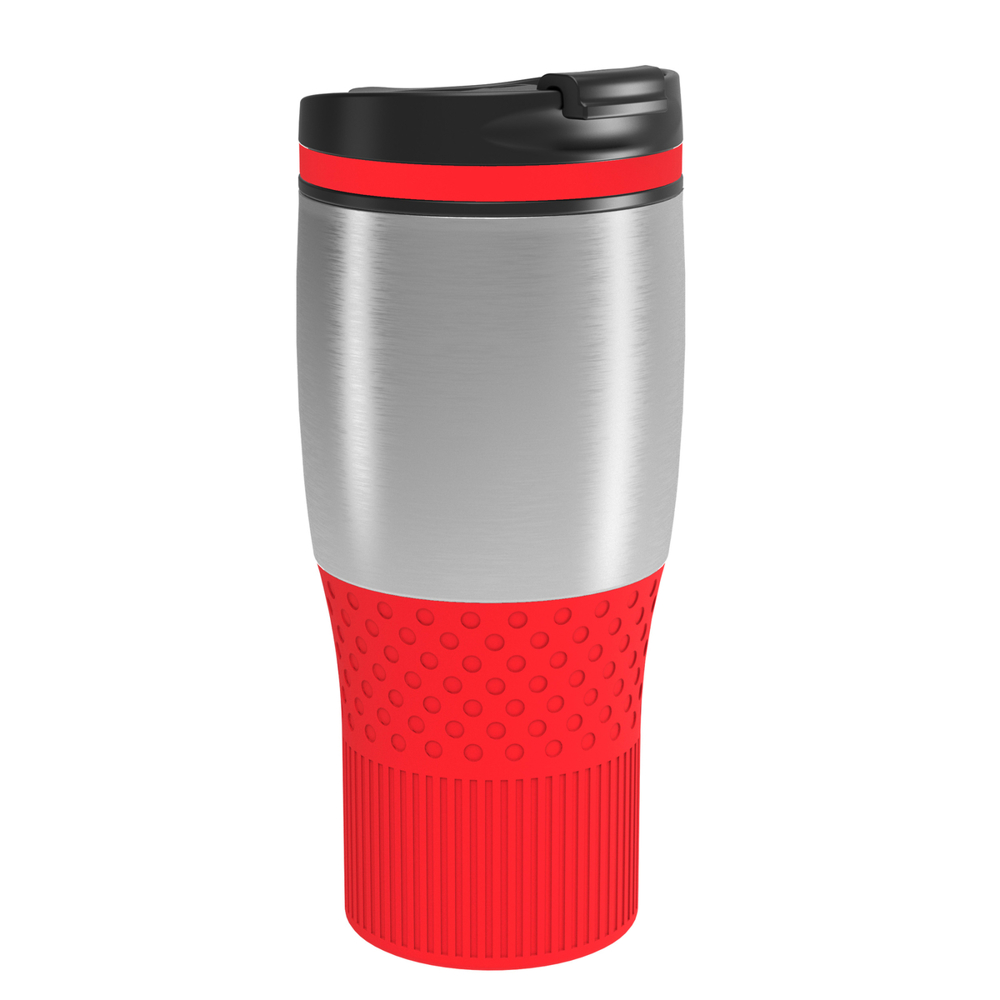 Thermobecher RETUMBLER-myBAYAMO GRANDE II - rot, silber