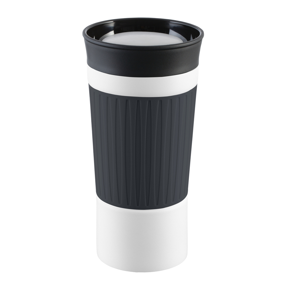 Thermobecher RETUMBLER-myKINGSTON - schwarz, weiß, dunkelgrau