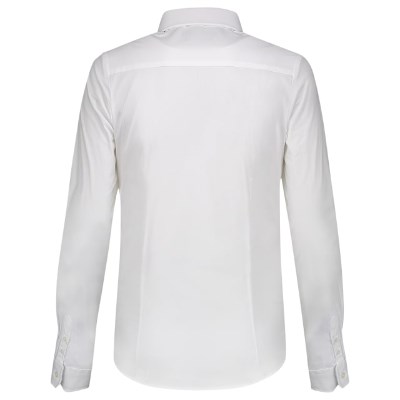 Hemd Damen Fitted Stretch Blouse weiss