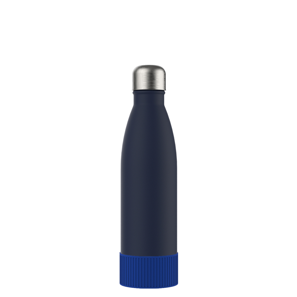 Thermotrinkflasche RETUMBLER-NIZZA - blau, marineblau, silber