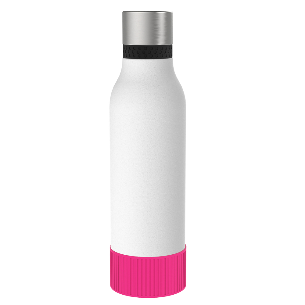 Thermotrinkflasche RETUMBLER-myNIZZA II 600 CERAMIC - magenta, schwarz, silber, weiß