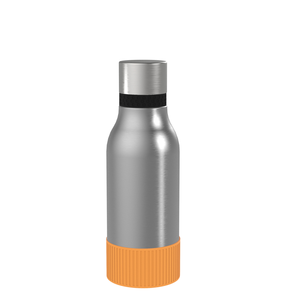 Thermotrinkflasche RETUMBLER-myNIZZA II 420 CERAMIC - orange, schwarz, silber
