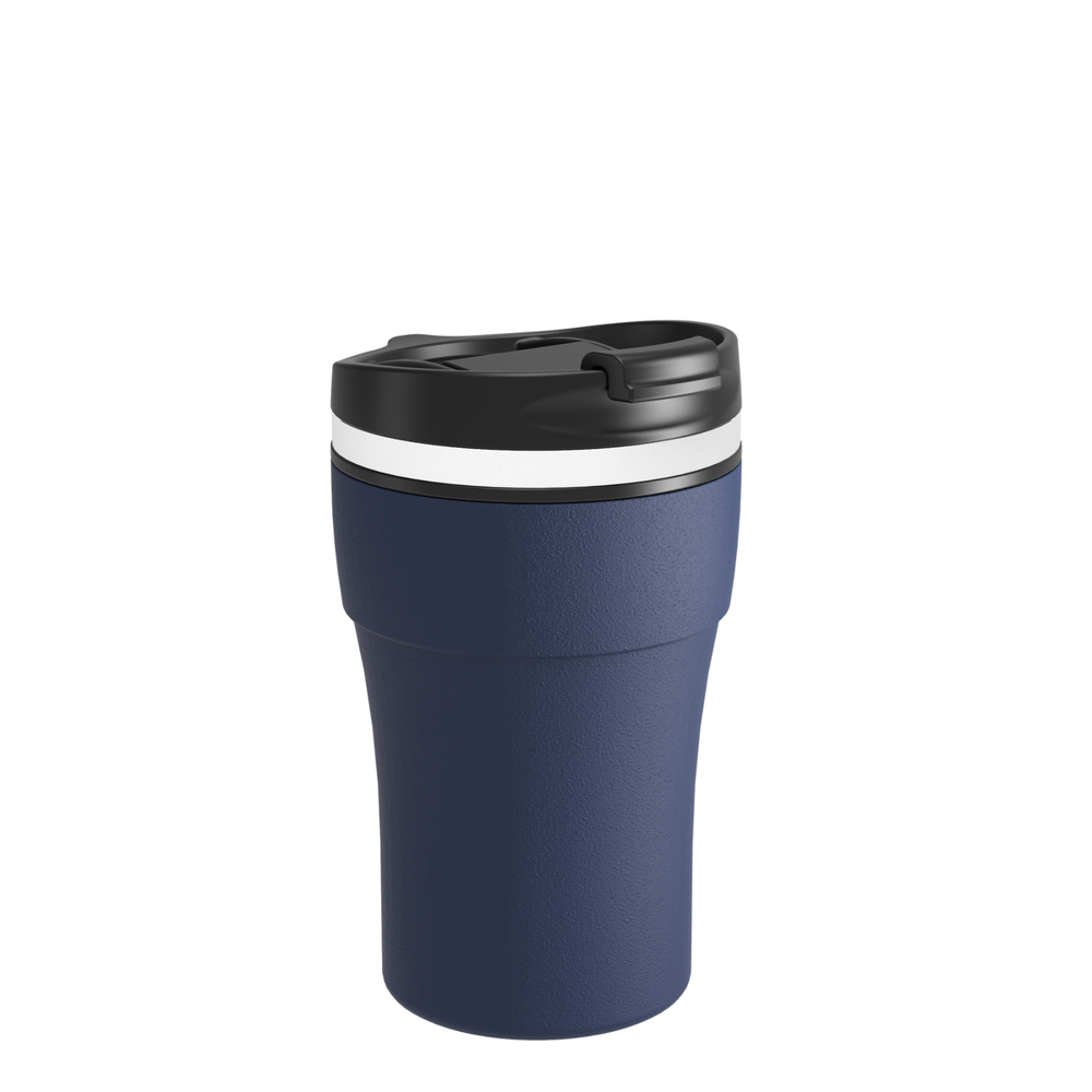 Thermobecher RETUMBLER-BAYAMO CORPORATE - weiß, marineblau, schwarz