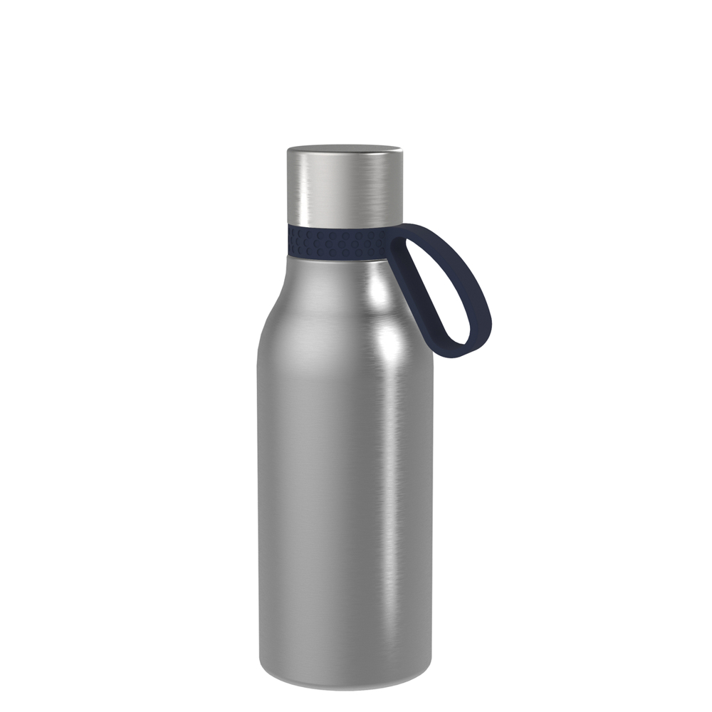Thermotrinkflasche RETUMBLER-myNIZZA II 420 CERAMIC - schwarz, silber, marineblau