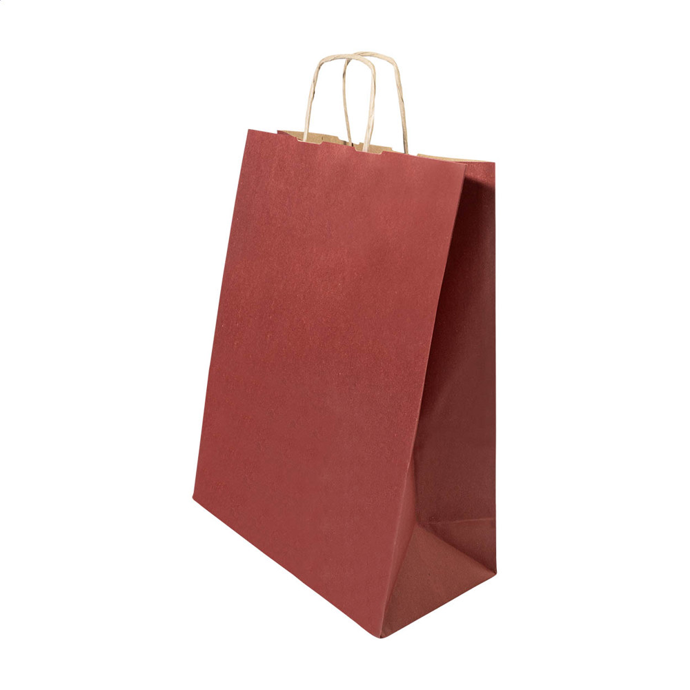 Papbag M - Papiergeschenktasche, mittel - burgund