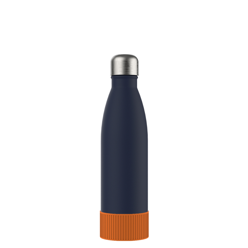 Thermotrinkflasche RETUMBLER-NIZZA - orange, marineblau, silber