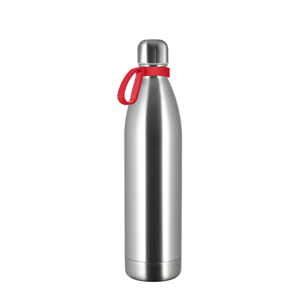 Thermotrinkflasche RETUMBLER-NIZZA XL - silber, rot