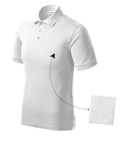 Polohemd Herren Resist Heavy Polo weiss 00 (brand label)