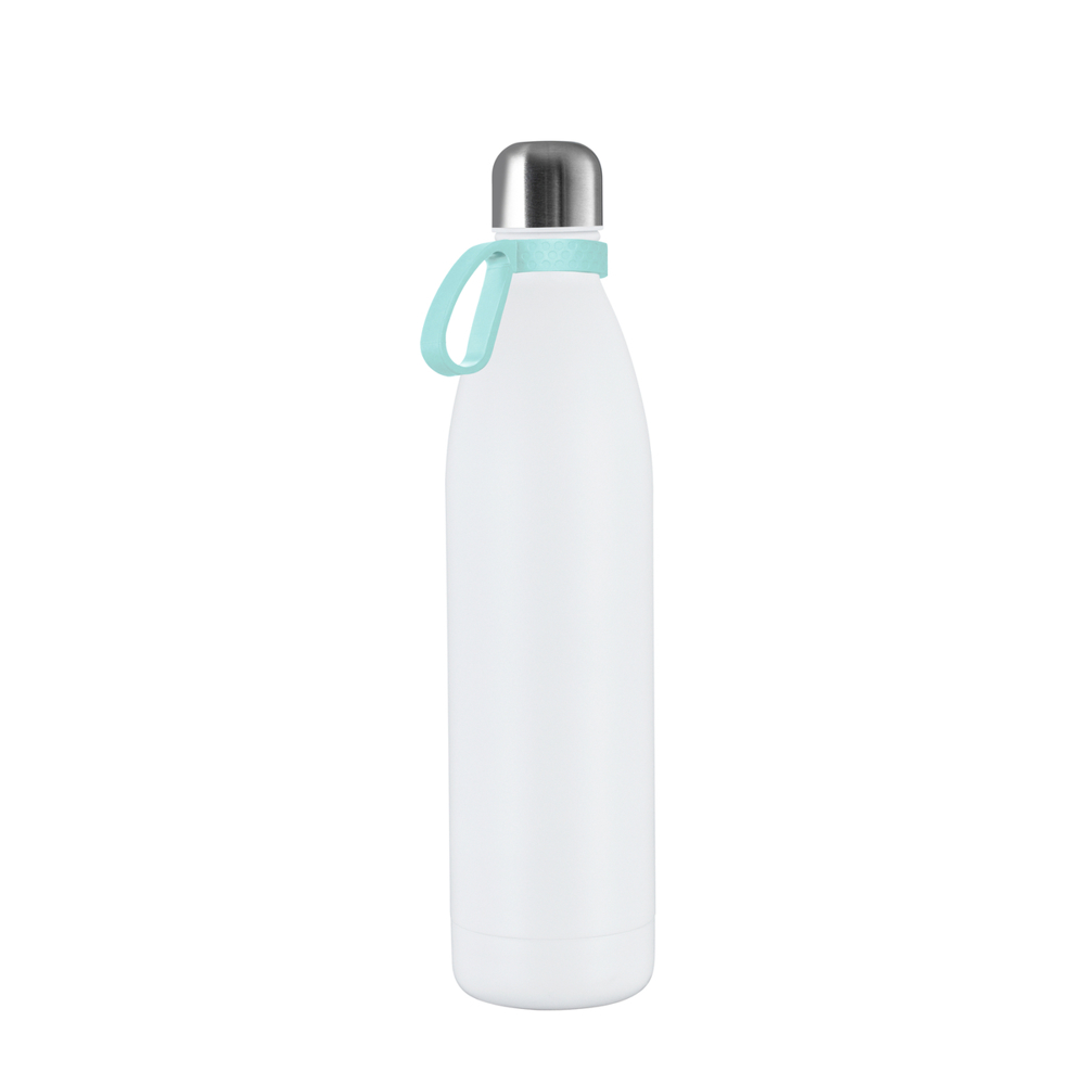 Thermotrinkflasche RETUMBLER-NIZZA XL - silber, weiß, hellblau