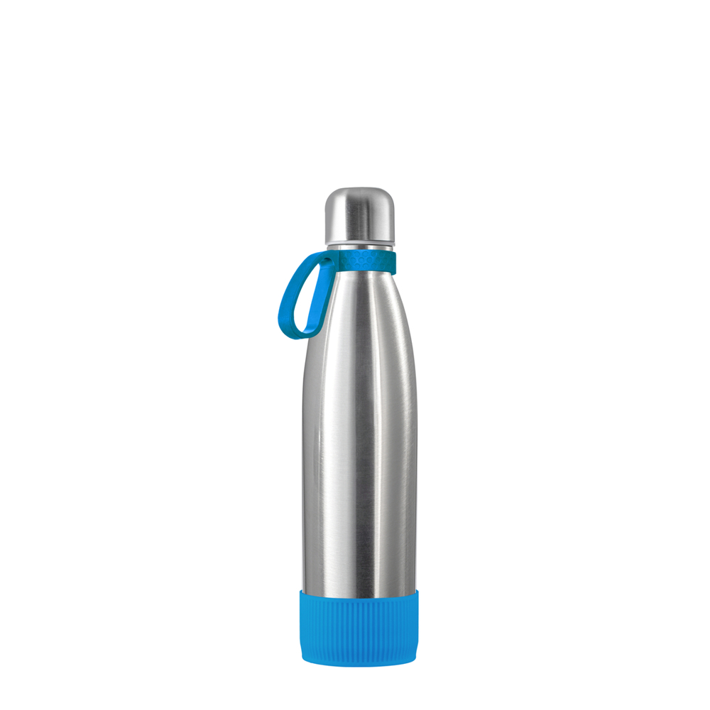 Thermotrinkflasche RETUMBLER-NIZZA - silber, cyan
